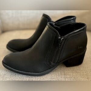 BOC Womens Colburn Heeled Ankle Boots Black NWT Size 7